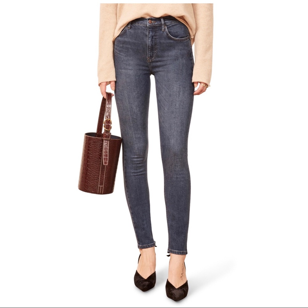 REFORMATION High & Skinny - Size 25